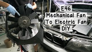 BMW E46 Mechanical Fan To Electric Fan Conversion DIY