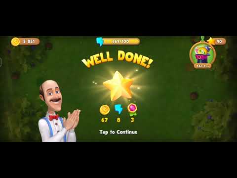 Gardenscapes game levels 371-380, Playrix games