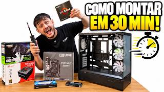 COMO MONTAR SEU PC GAMER AM4 EM 30 MIN