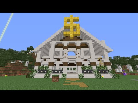 MARCY COSTRUISCE LA BIG BANCA CON IL BIG RE nella BIG VANILLA! - Minecraft