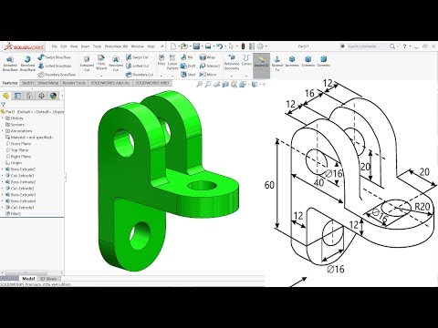 SolidWorks Tutorial for Beginners Exercise 3