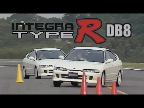 [ENG CC] Integra Type R DB8 - Gymkhana and stability test 1999