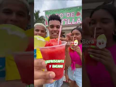 PROBANDO EL FAMOSO 'VASO DE PATTILLA' EN SOLEDAD, ATLÁNTICO 🍉