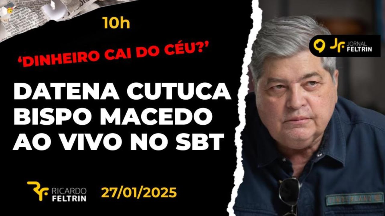 JF - DATENA CUTUCA EDIR MACEDO COM VARA CURTA #ricardofeltrin #livedosfeltrinos
