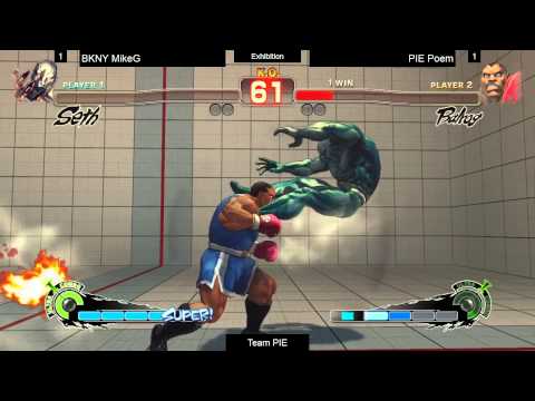 SSF4AE Team Pie Tourney - BKNY MikeG (Seth) vs PIE PoeM (Balrog)