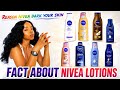NIVEA BODY LOTION FOR FAIR SKIN CHOCOLATE SKIN DARK SKIN AND DRY SKIN