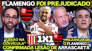 ESTUDIANTES 1 X 1 FLAMENGO | CONFIRMADA LESÃO DE ARRASCAETA ! JOSÉ BOTO LARGOU O AÇO
