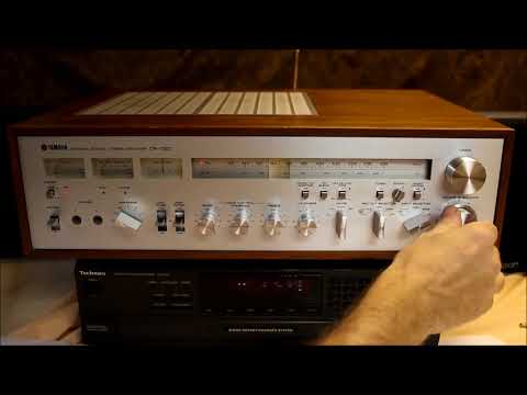 Vintage Yamaha CR 1020 Receiver Demo