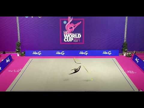 Khrystyna Pohranychna Ribbon AA 21,100 - World Cup Pesaro 2021