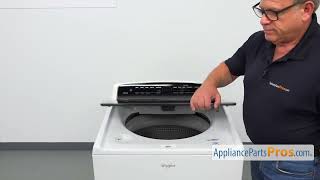 How To: Whirlpool/KitchenAid/Maytag Washer Detergent Dispenser Drawer W10861667