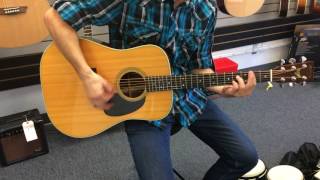 Video thumbnail for Martin Martin D-76 Bicentennial "Limited Edition" 1976 by lahabramusic1