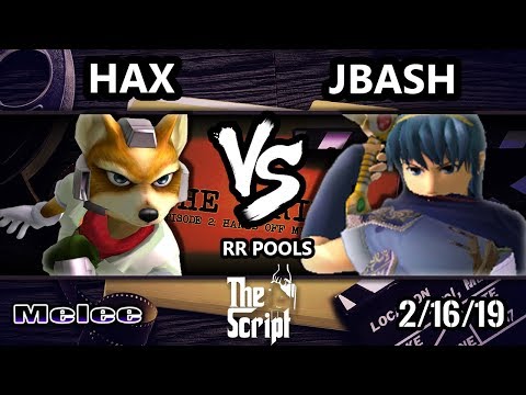 The Script 2 - Hax (Fox) Vs. JBash (Marth) - Smash Melee RR Pools - B1
