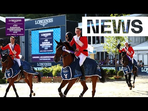 Belgium take the crown in Team Jumping in Rotterdam | Longines FEI European Championships 2019