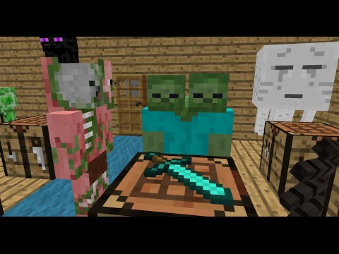 Monster School: Crafting - Minecraft Animation