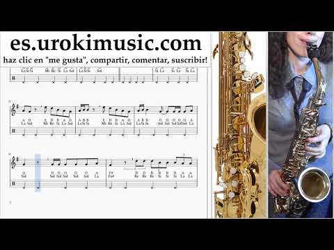 Como Tocar Saxofon (tenor) Marshmello ft. Bastille - Happier Tablatura um-i927