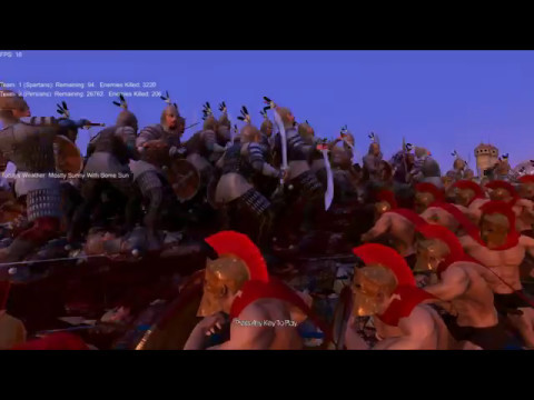 Ultimate Epic Battle Simulator  300 Spartans vs 300000 Persians