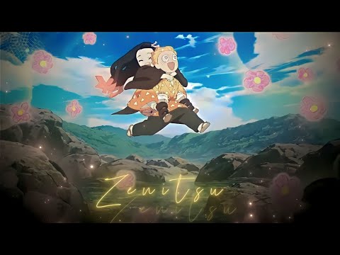 Nezuko x Zenitsu edit - Love story [ Free preset + clips ]