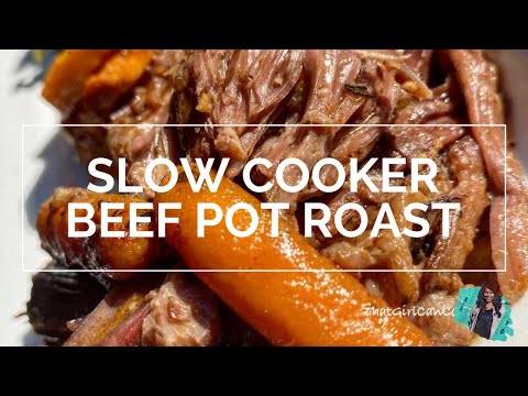 SLOW COOKER HOME STYLE POT ROAST RECIPE | BEEF | EASY...