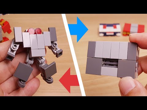 Mini LEGO brick hero bag transformer robot UltraBag! #LEGO #MOC #レゴ #レゴ変形ロボ #レゴ作り方 #레고변신로봇