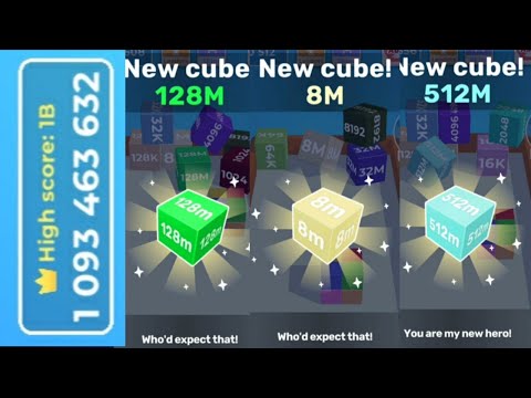 [NEW HIGH SCORE: 1 BILLION] Chain Cubes 2048 - LIVE