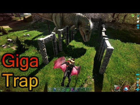 Epic Fail: Trapping a High-Level Giga Gone Wrong! | ARK: Survival Evolved Fjordur Map