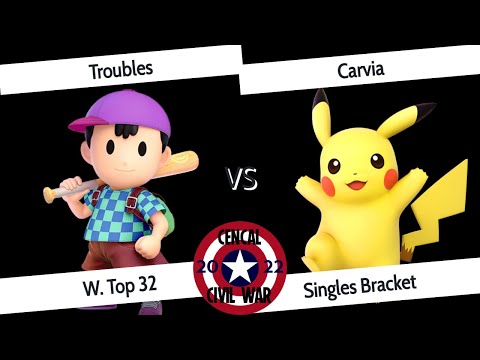 CenCal Civil War 2022 - Winner's Top 32 - Troubles (Ness) vs Carvia (Pikachu)