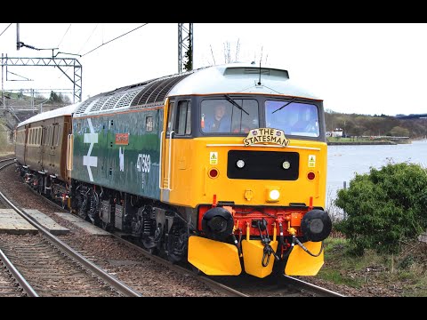 The Statesman Charter Train | 47593 & 47501 at Bowling | 23rd March 2019