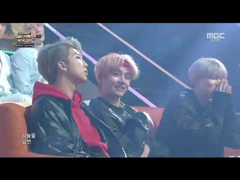 181231 - Jimin Tae Hyung RM cute MBS Gayo Daejejun2018
