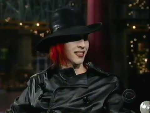 Marilyn Manson interview on Letterman (1998.11.27)