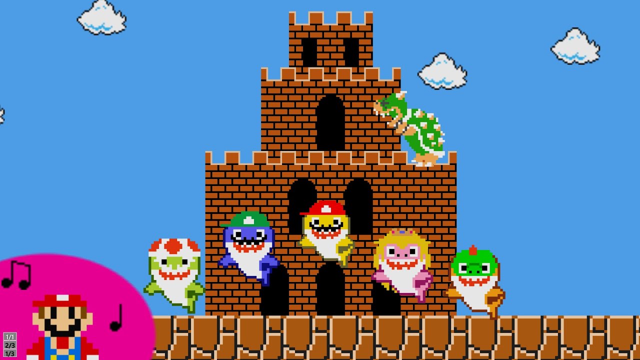 Singing Mario Baby Shark?? マリオが歌うベイビーシャーク風ソング