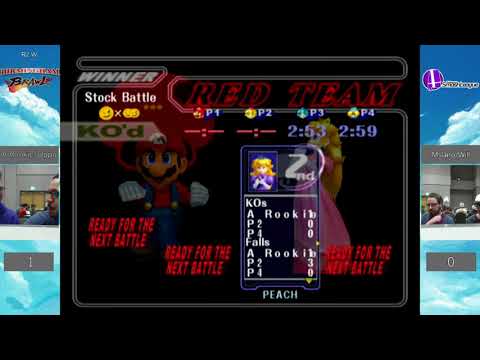 Golden Daze Melee Doubles WQ - A Rookie/Oppa (Red) vs. mslano/Will (Blue)