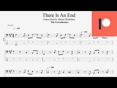 The Greenhornes - There Is An End (bass tab)