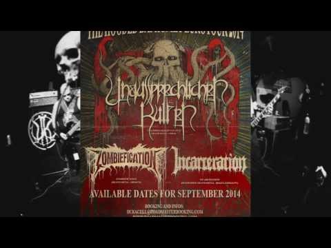 Unaussprechlichen Kulten + Zombiefication + Incarceration Eurotour 2014 (Promo)