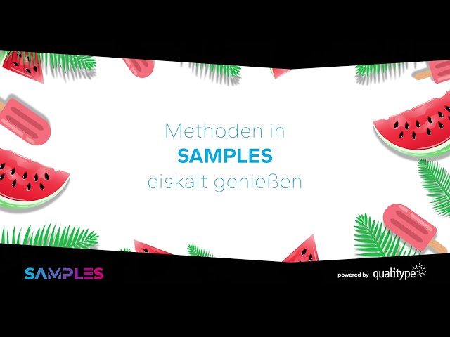 SAMPLES - die preisgekrönte Laborsoftware 2025