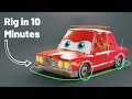 How To Rig Any Car In 10 Minutes Without Addons Blender 3D