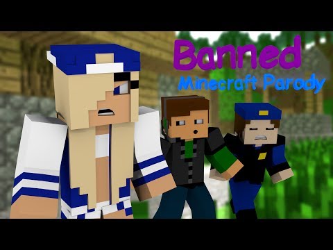 ♫ "Banned" ♫ - Minecraft Animated Music Parody of Miley Cyrus's "Wrecking Ball"