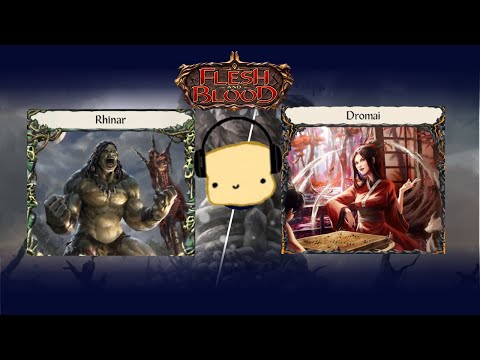 Newbie play Flesh and Blood TCG Blitz [Deck: Dromai] Day 1