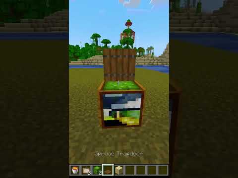 Antares Miner - Minecraft Working TRASHCAN Without LAVA! #shorts #minecraft