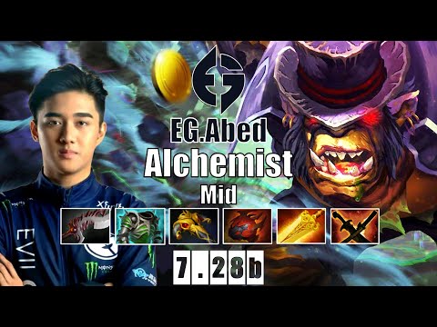 Alchemist Mid | EG.Abed | 13 MINS RADIANCE ABED GOD | 7.28b Gameplay Highlights