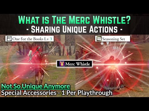 Use Any Unique Action on Any Character with Special Accessories - Merc Whistle | Three Hopes