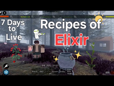 Roblox 7 Days to Live: How I Made the Ultimate Elixir!