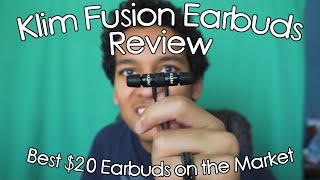 Best Earbuds for Under $20?!? (Klim Fusion Earbud Unboxing & Review)