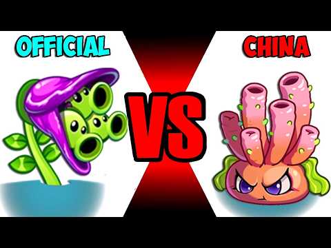All New Plants LEVEL 1 in International vs China Version - Who Will Win? - PVz 2 Battlez