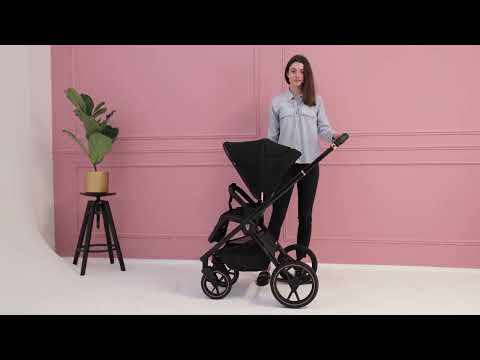 Venicci Tinum 2.0 Rock Graphite Bērnu Ratiņi 2in1