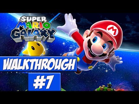 Super Mario Galaxy Walkthrough Ep.7 w/Angel - Giant Spider!