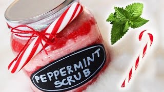 DIY Christmas Gift Idea: Peppermint Sugar Scrub