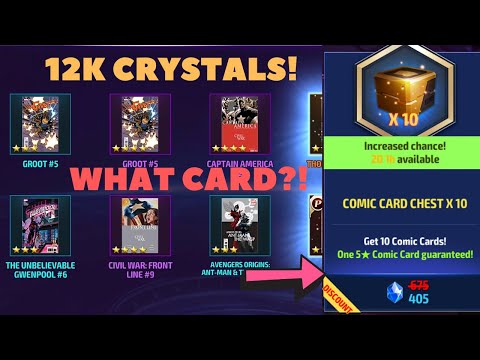 BLACK FRIDAY CARD CHEST GAMBLING! Any Good PREMIUMS?! - Crystal Coupon Winners - Marvel Future Fight