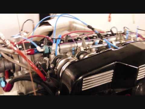 My BMW S38 B36 Turbo in the Dyno. 1018 hp 1215nm