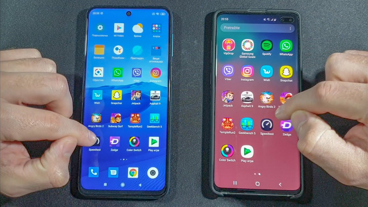 Xiaomi Redmi Note 9 Pro vs Samsung S10 Plus Comparison Speed Test