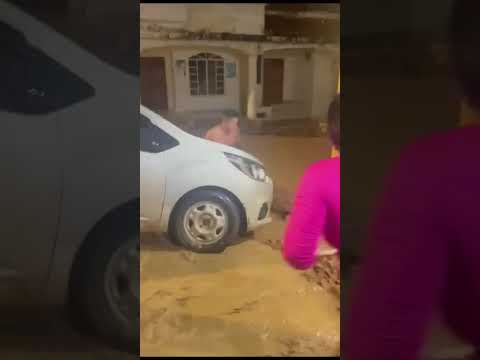 Loja, el cantón de Pindal se vió afectado por las intensas lluvias de las últimas horas.